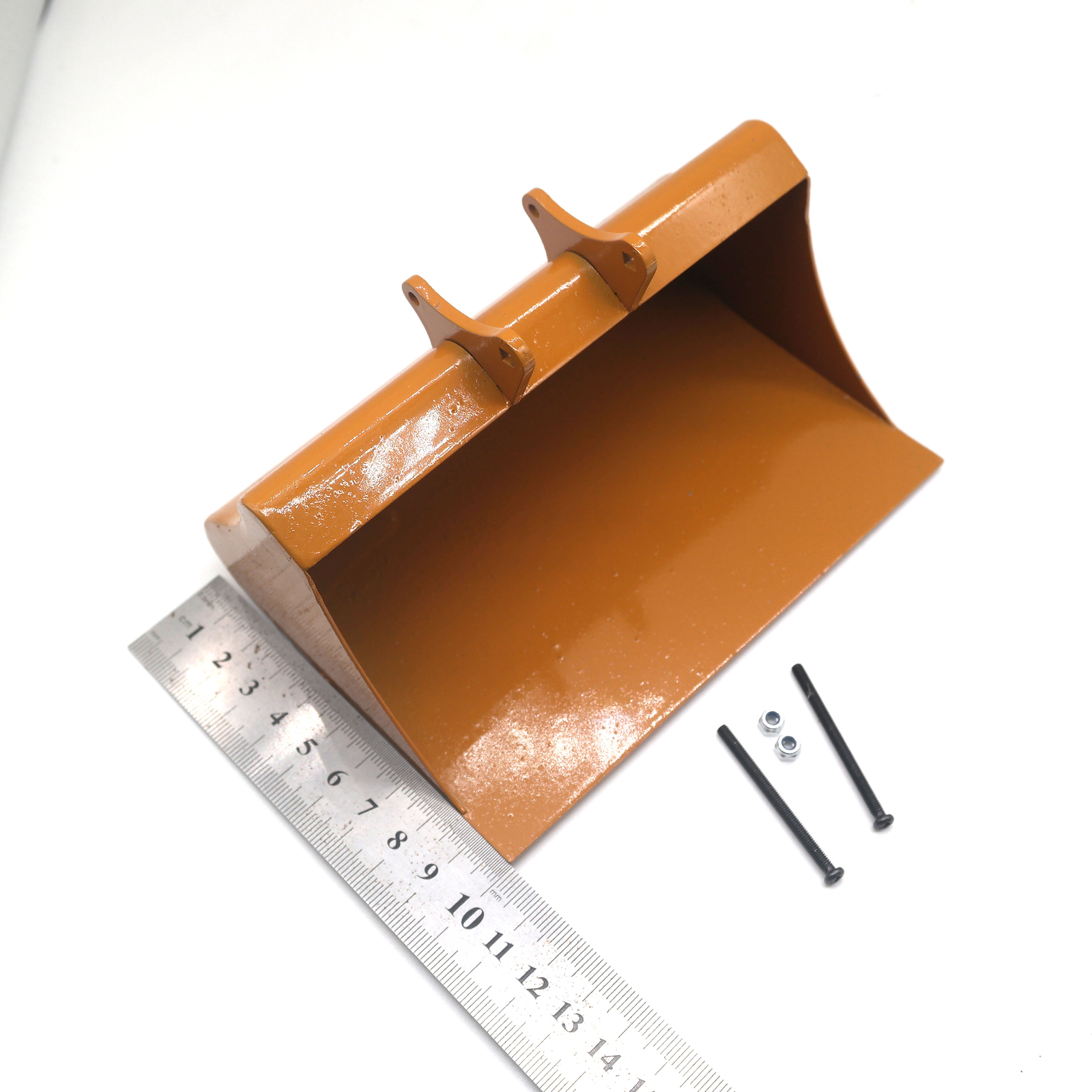 Full Metal Shovel Bucket for Huina 550 580 592 Excavator 1/14 RC Spading Parts