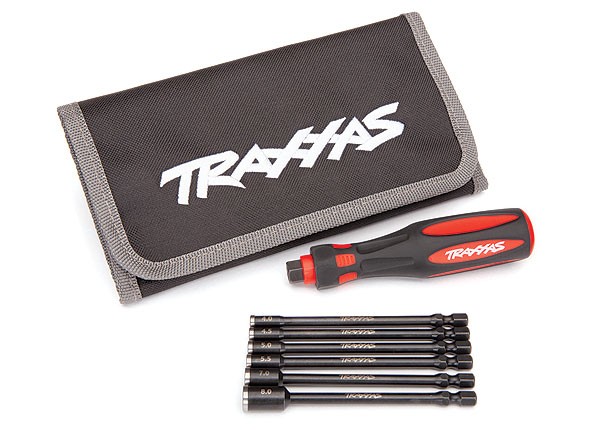 Traxxas Part #8719: 6-Piece Metric Nut Driver Master Set w/Carrying Case