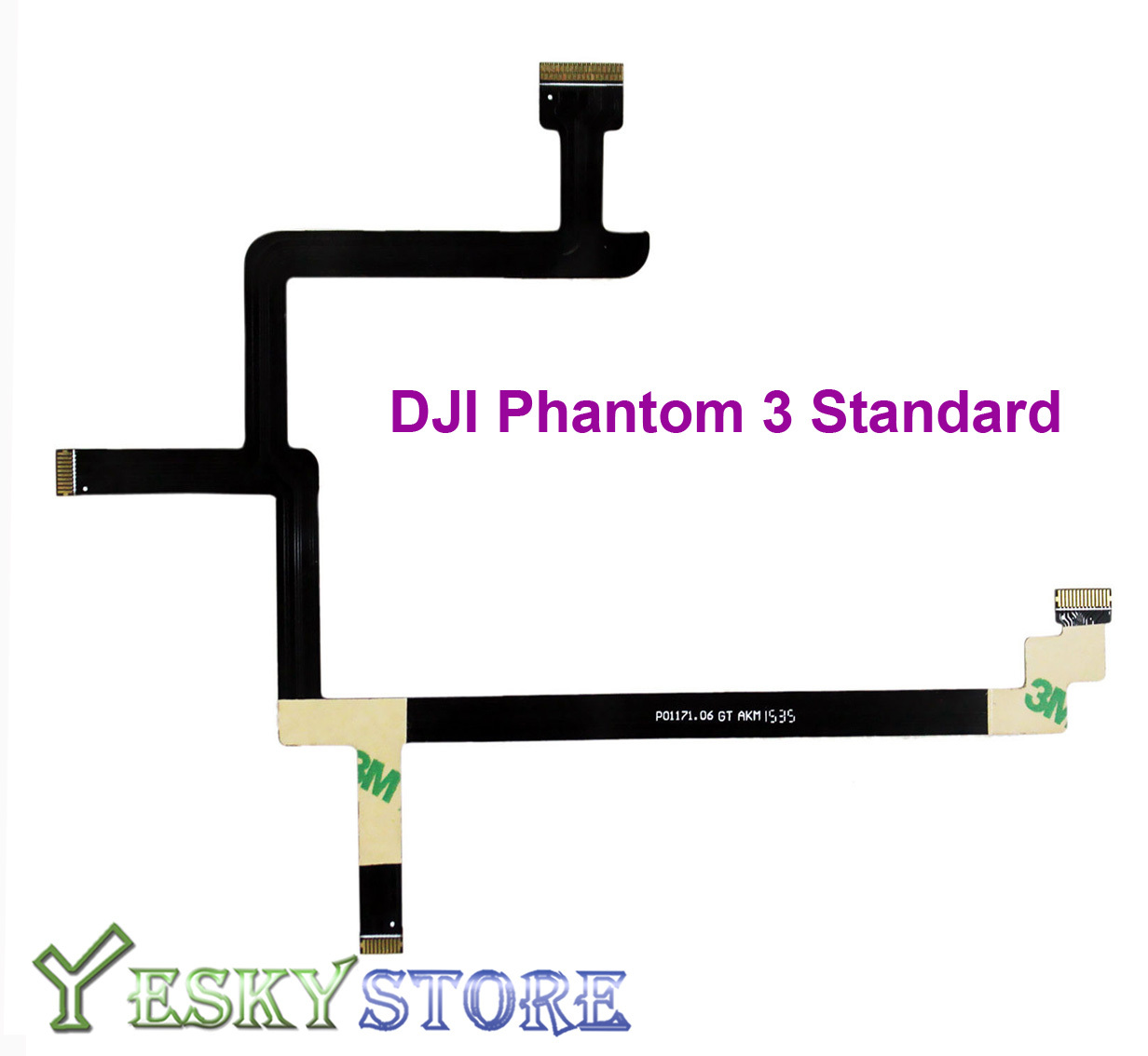 NEW Flex Ribbon Cable For DJI Phantom 3 Standard Vision Plus Gimbal Camera
