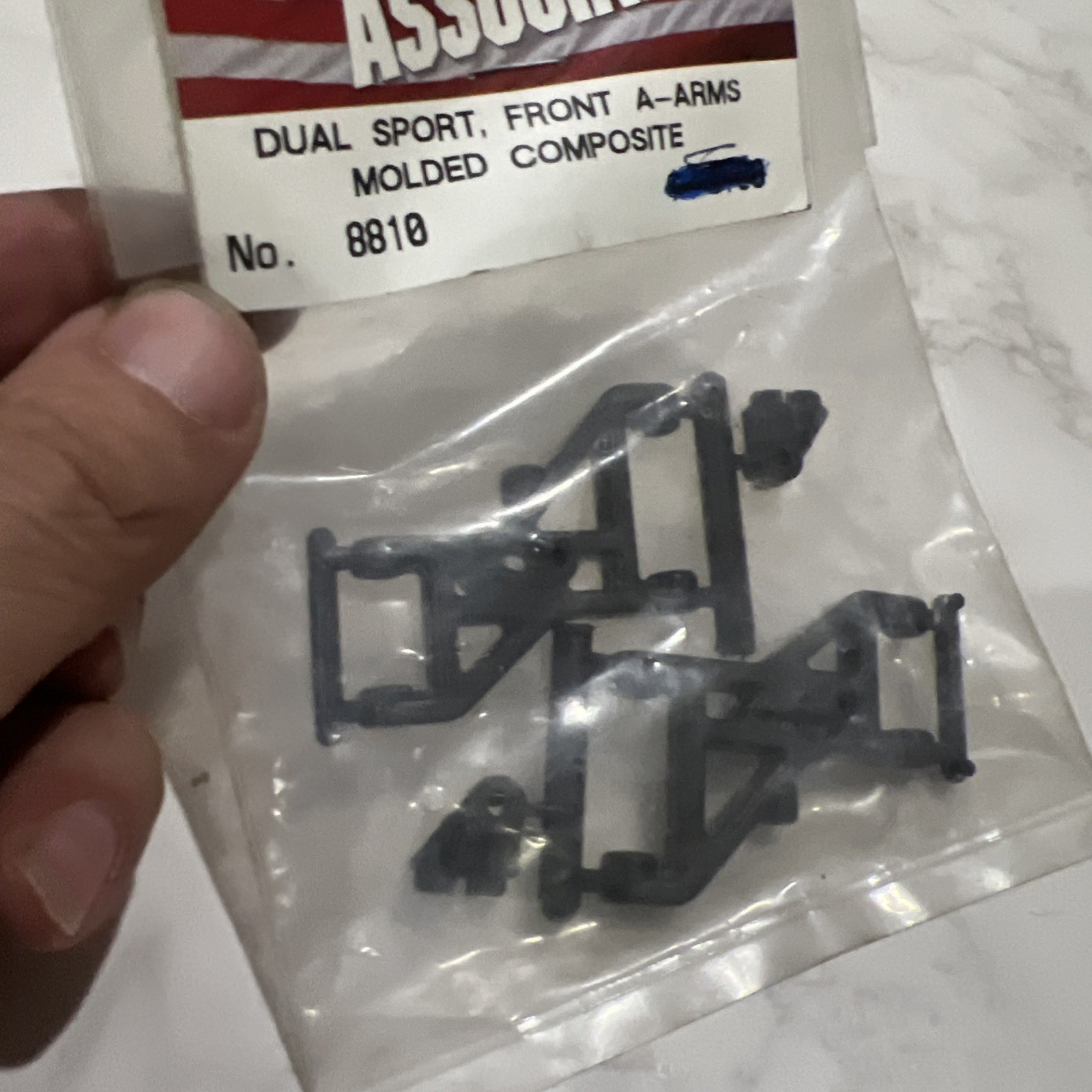 Team Associated 8810 Front A-Arms Molded Composite for RC10DS NIP RC Vintage