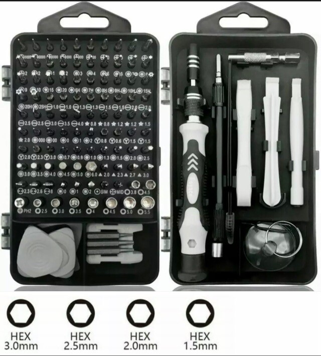 Metric Hex Bit Allen Wrench Set for Drill RC Car Tool 1.5mm/2.0mm/2.5mm/3.0mm/4.
