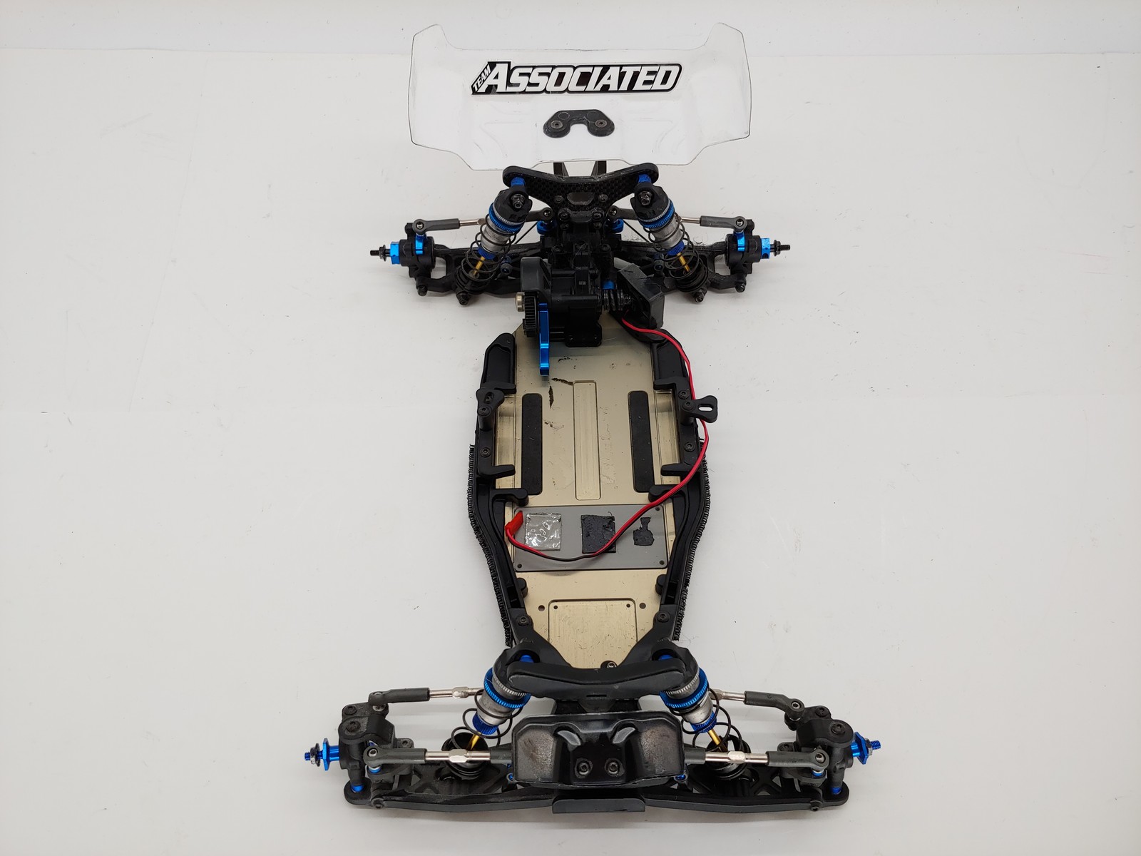 Team Associated RC10B7 B7 1/10 2wd Buggy Roller Slider Chassis w/ Body & Parts