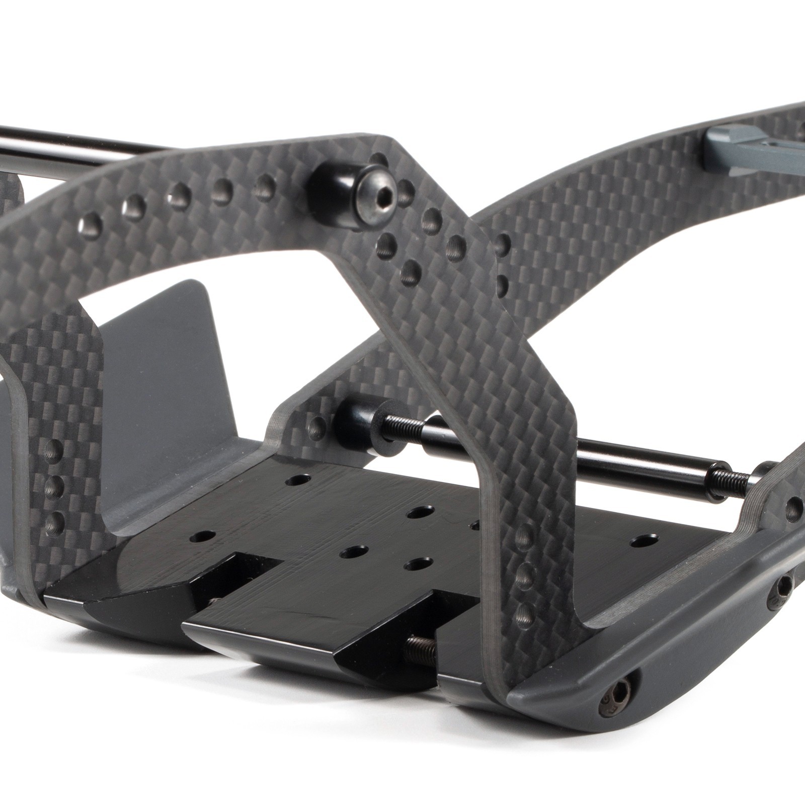 High Clearance V3 Carbon LCG Chassis Kit Fits Custom Build Comp Rigs RC Crawler