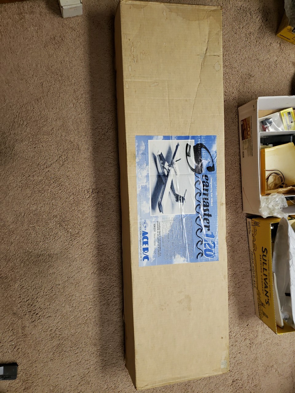 ACE RC Plane – ACE Seamaster 1.20 Plane – WS: 85 5″ – New! P24 By Ken Willard