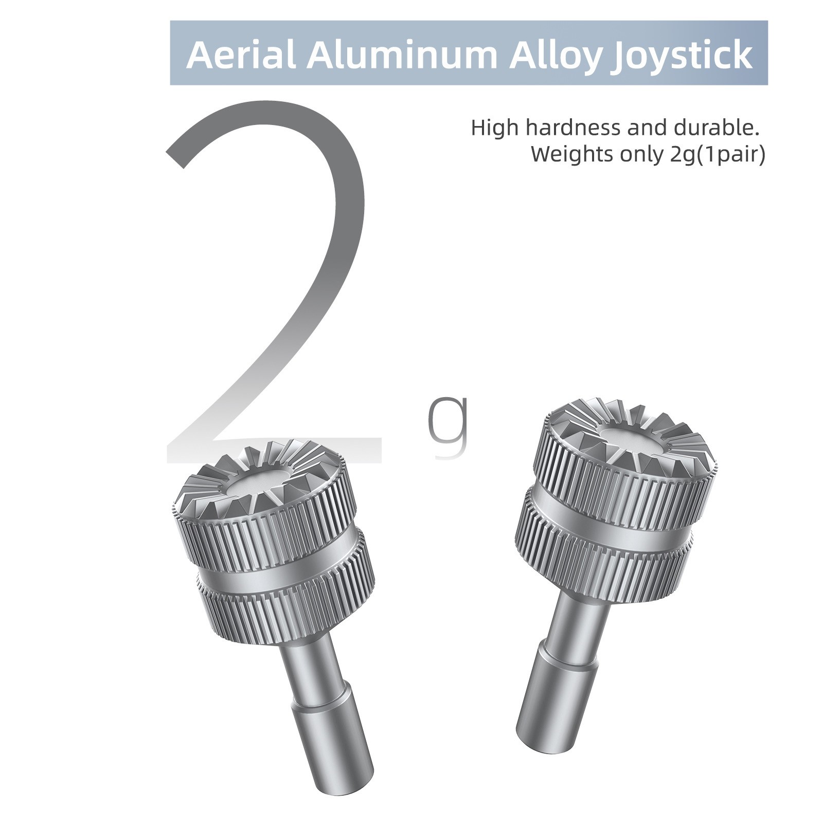 2* Aluminum Alloy Thumb Rocker Control Joystick for DJI Mini 3 Pro RC Controller