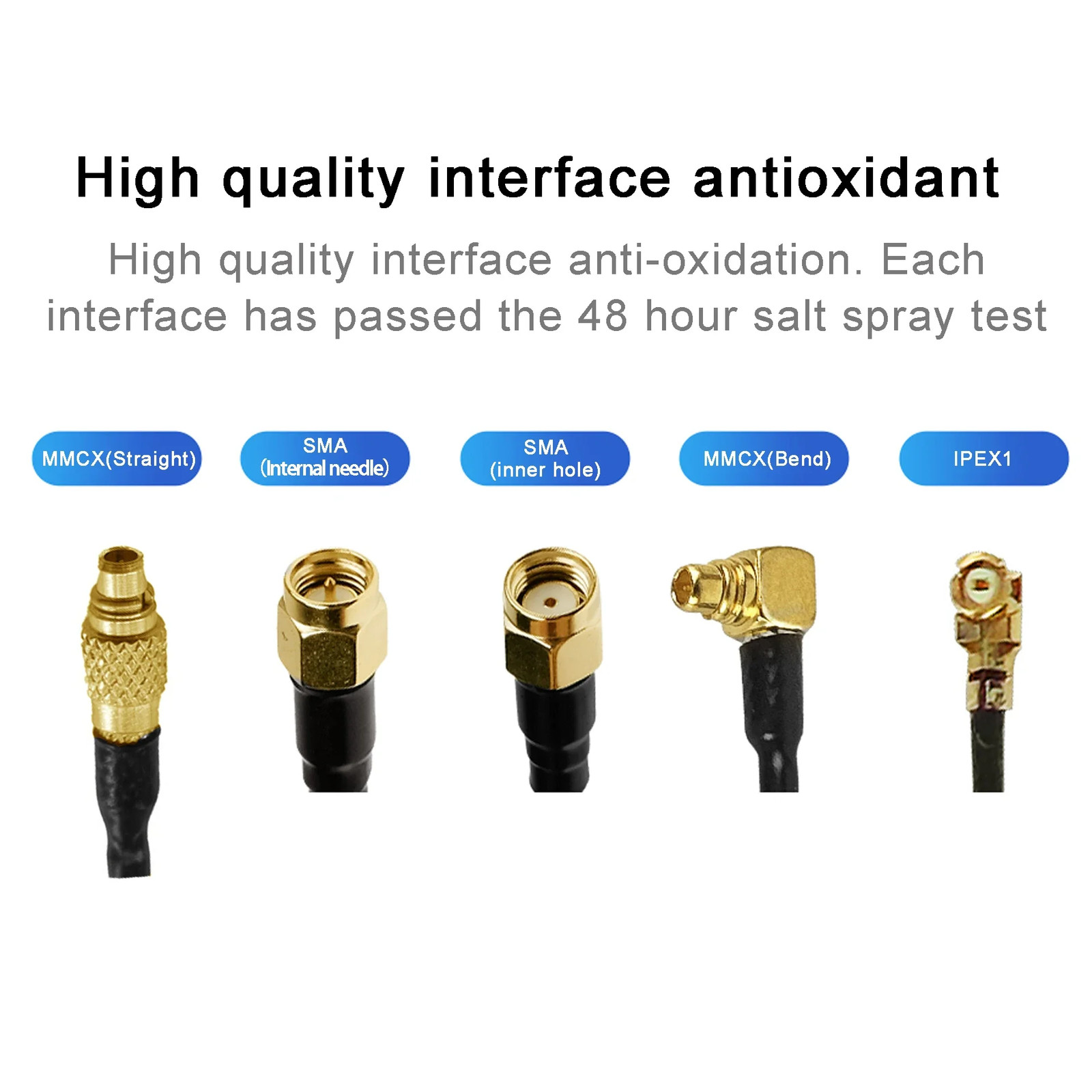 HPXGRC 5.8G FPV Antenna Long Version – RHCP for 5.2-6GHz RC Quadcopter Drone