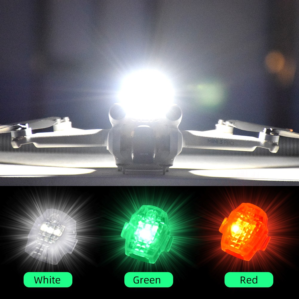 Rechargeable LED Strobe Signal Flashing Light Kit For DJI MINI 3 PRO AIR2S MINI2