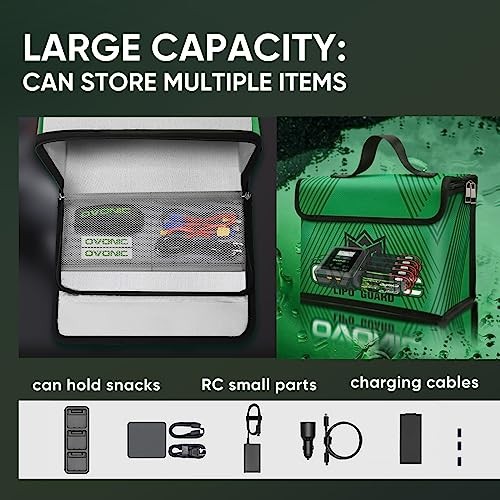 Lipo Safe Bag Fireproof Explosionproof Bag Large Capacity Lipo Battery