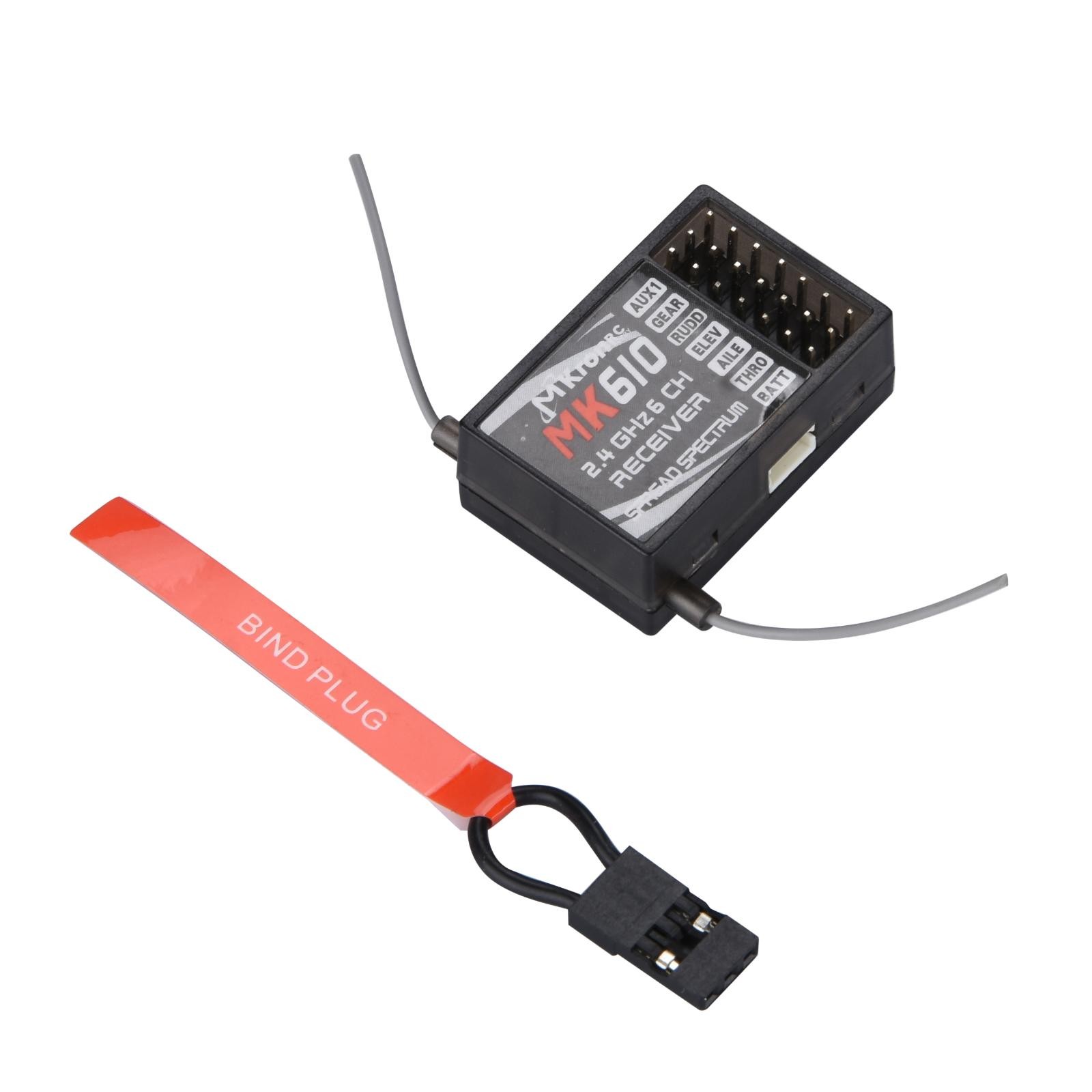 6 Channels 2.4GHz DSM2 400M MK610 Receiver For JR Spektrum Dx5e Dx6i Dx7
