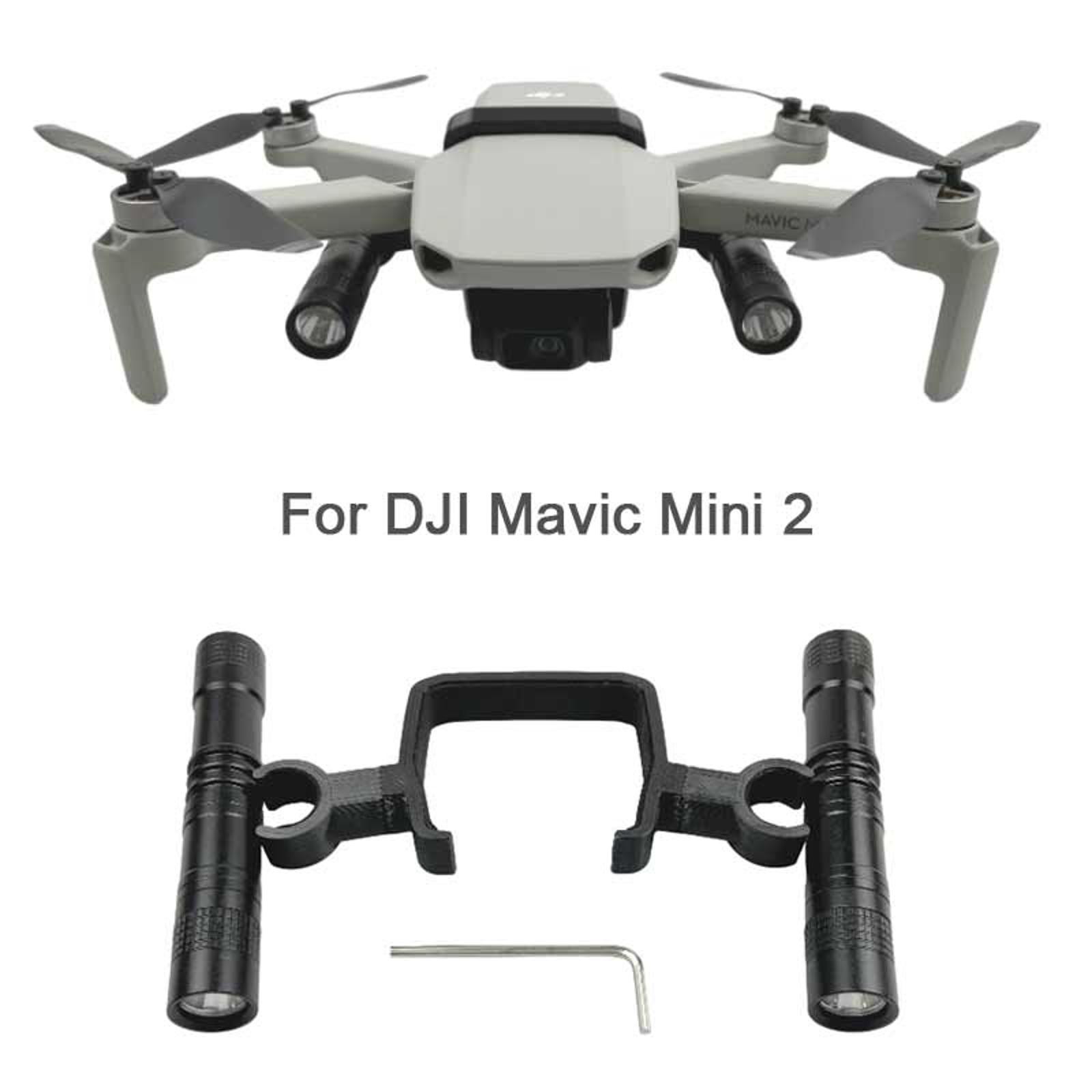 120LM LED Night Flight Lamp Searchlight Flashlight for DJI Mavic Mini 2 Drone D