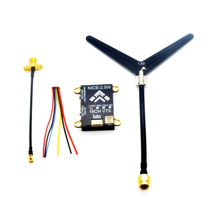 2W Wireless Video Transmission Module for Drones Featuring 1200 Frequency