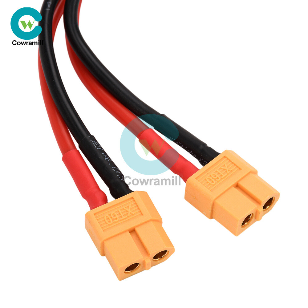 14AWG XT60 Male/Female Wire Parallel Battery Connector Extension Cable for RC