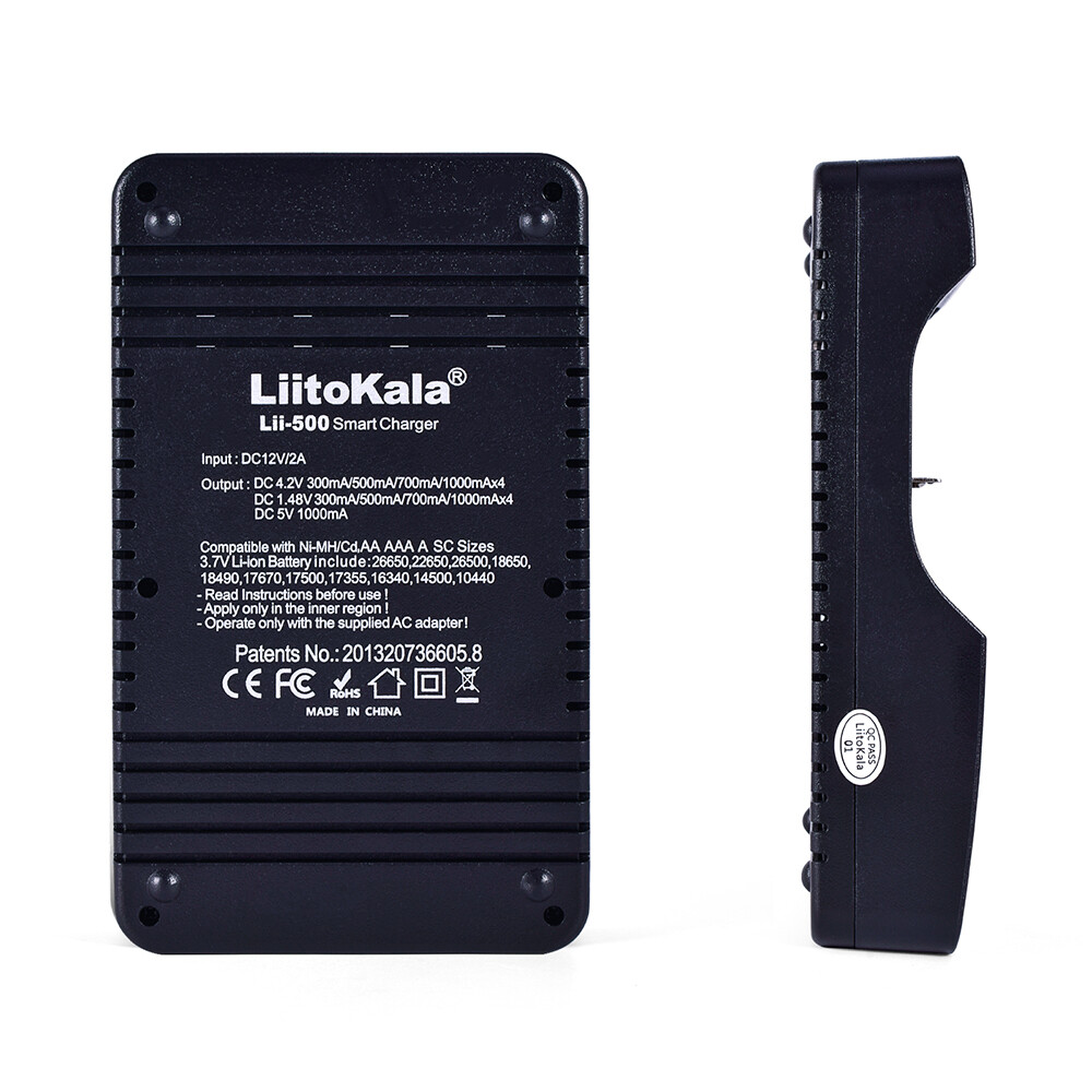 Liitokala Smart Charger Tester LCD for Li-ion 18350 AA AAA NiMH Lithium Battery