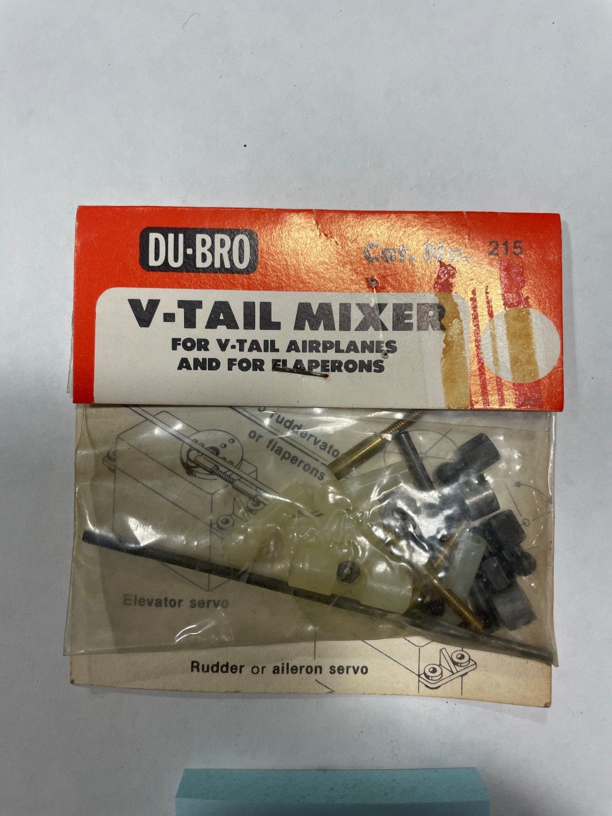 VINTAGE R/C DU-BRO V-TAIL MIXER (FOR V-TAIL AIRPLANES & FOR FLAPERONS) #215