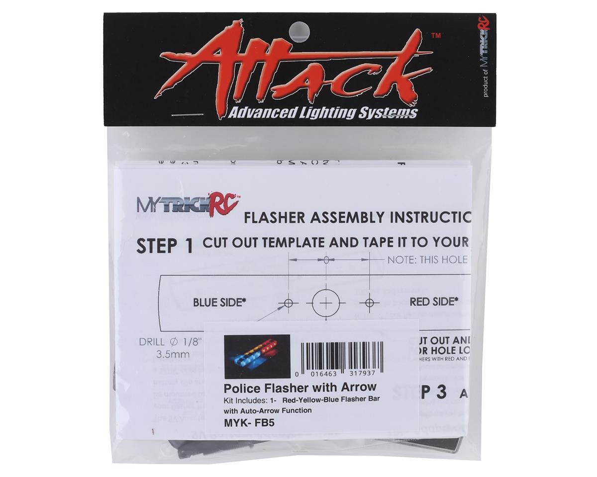 MyTrickRC CHP Flashing Light Bar w/Motion Detect Arrow [MYKFB5]
