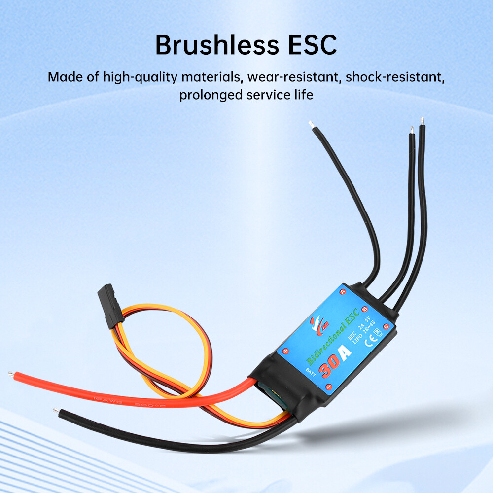 20A/30A/40A/50A Bidirectional Brushless ESC for Remote Control Ship Pneumatic