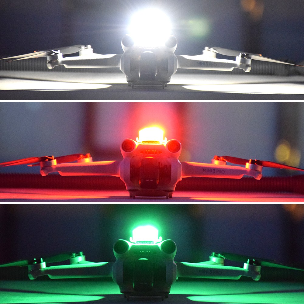Rechargeable LED Strobe Signal Flashing Light For DJI Mini 3 Pro/Mini 2/Air 2S