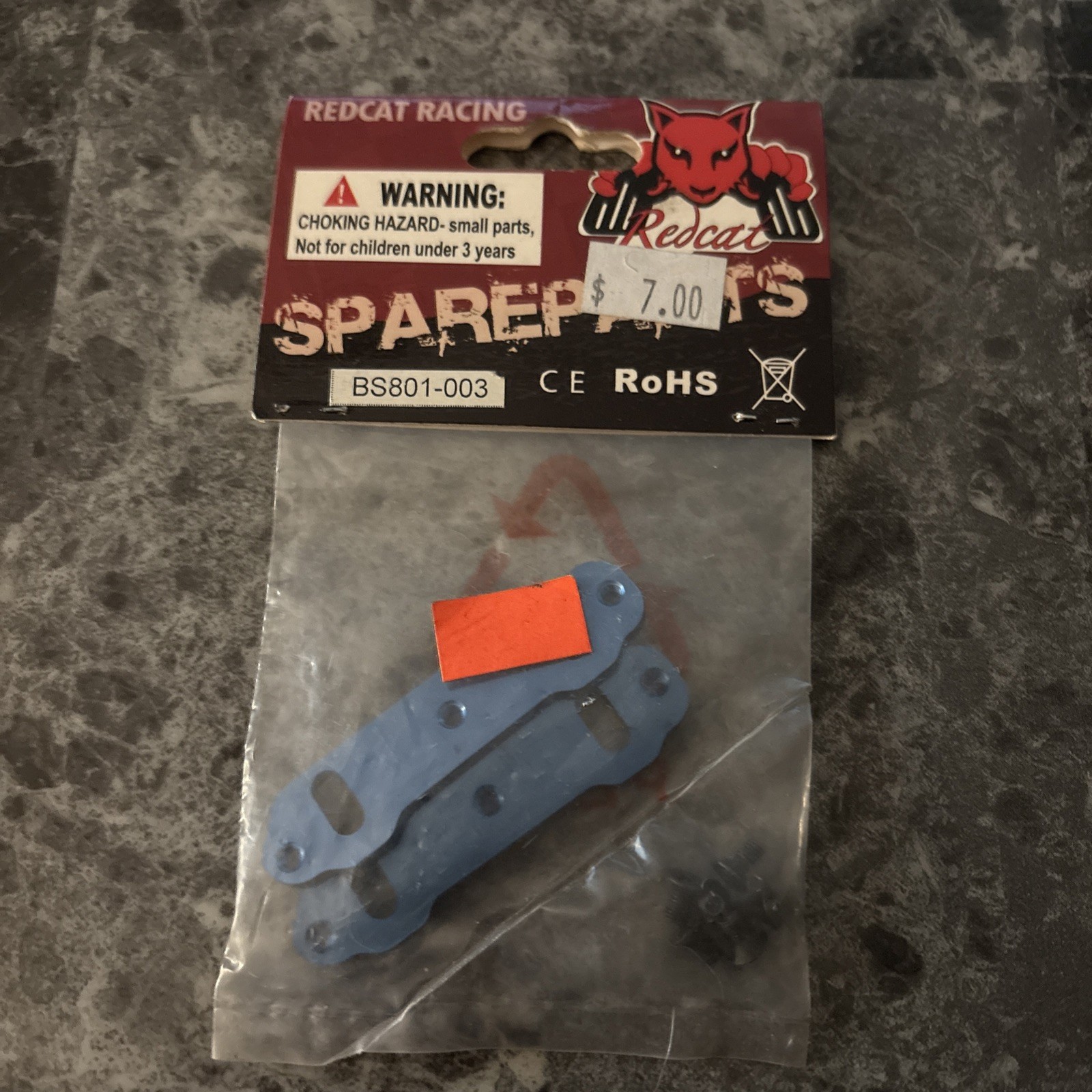 (B8) Redcat Part #BS801-003: Engine Mount Plate Set; With Screws