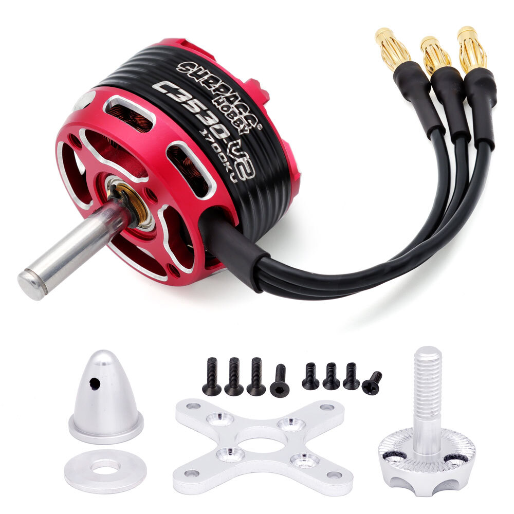 SURPASS HOBBY 900-1700KV Brushless Motor 40-60A ESC for RC Fixed Wing Air Plane