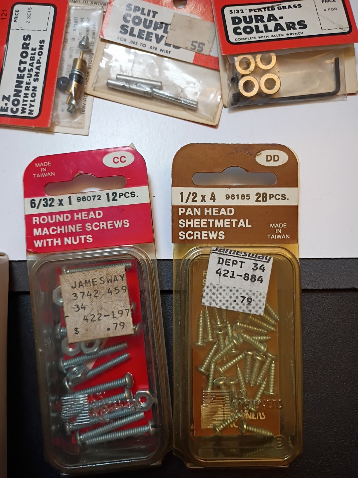 Vintage RC Model Airplane Parts Lot, Du-bro,Ernst,Sig,pylon,Granite,CB, etc