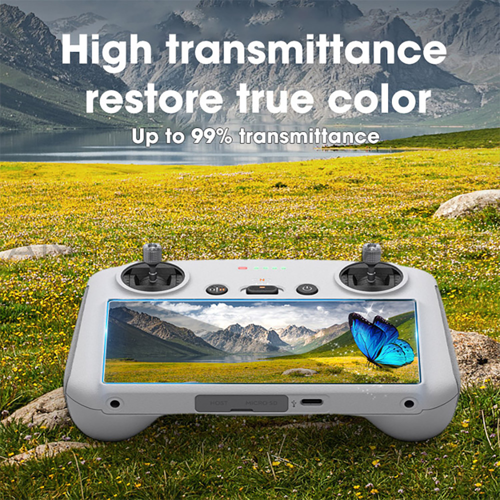 HD Tempered Glass Protector Film for Remote Controller Screen DJI MINI 3 Pro RC