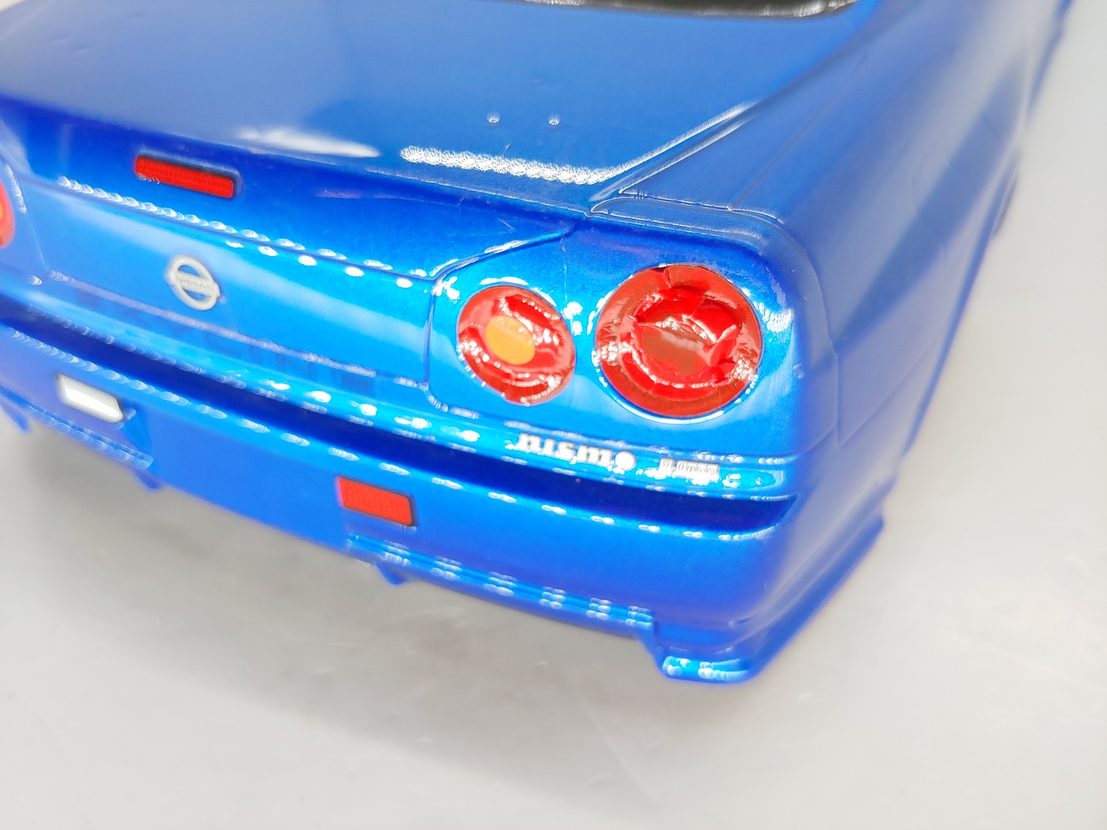 Painted Blue Nissan Skyline GT-R R34 Nismo Body for 1/10 RC Drift Car Used