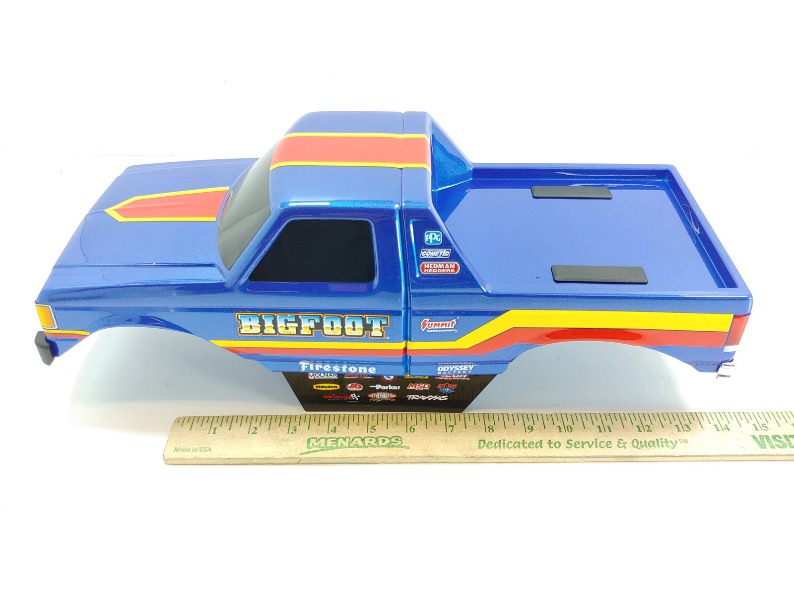 NEW: Traxxas Bigfoot 4×4 MONSTER JAM Clipless Truck Body Factory Painted Stamped