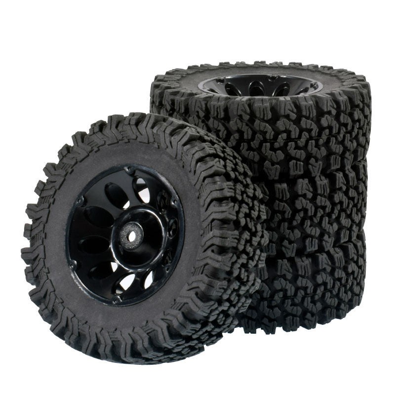 1.9 Rubber Tire Wheel Tyres for 1/10 RC Crawler Car Traxxas TRX4 LC70 D90 Axial