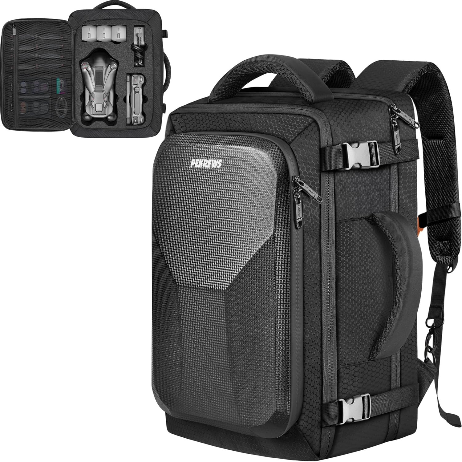 Mavic 4 Pro Case, Expandable Carry on Bag for DJI Mavic 4 Pro, RC Pro 2, RC 2, L