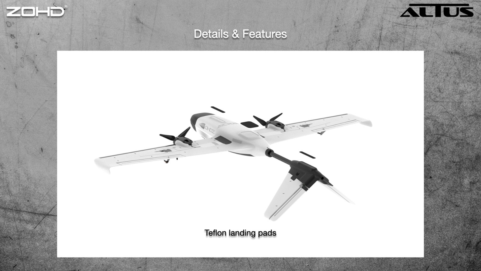 ZOHD Altus 980mm Wingspan Twin Motor V-Tail EPP FPV RC Airplane KIT