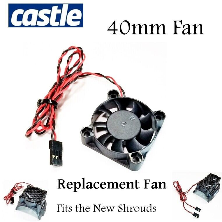 RCP Xtreme Cool Castle Creations Replacement Fans New Single & Double Shrouds