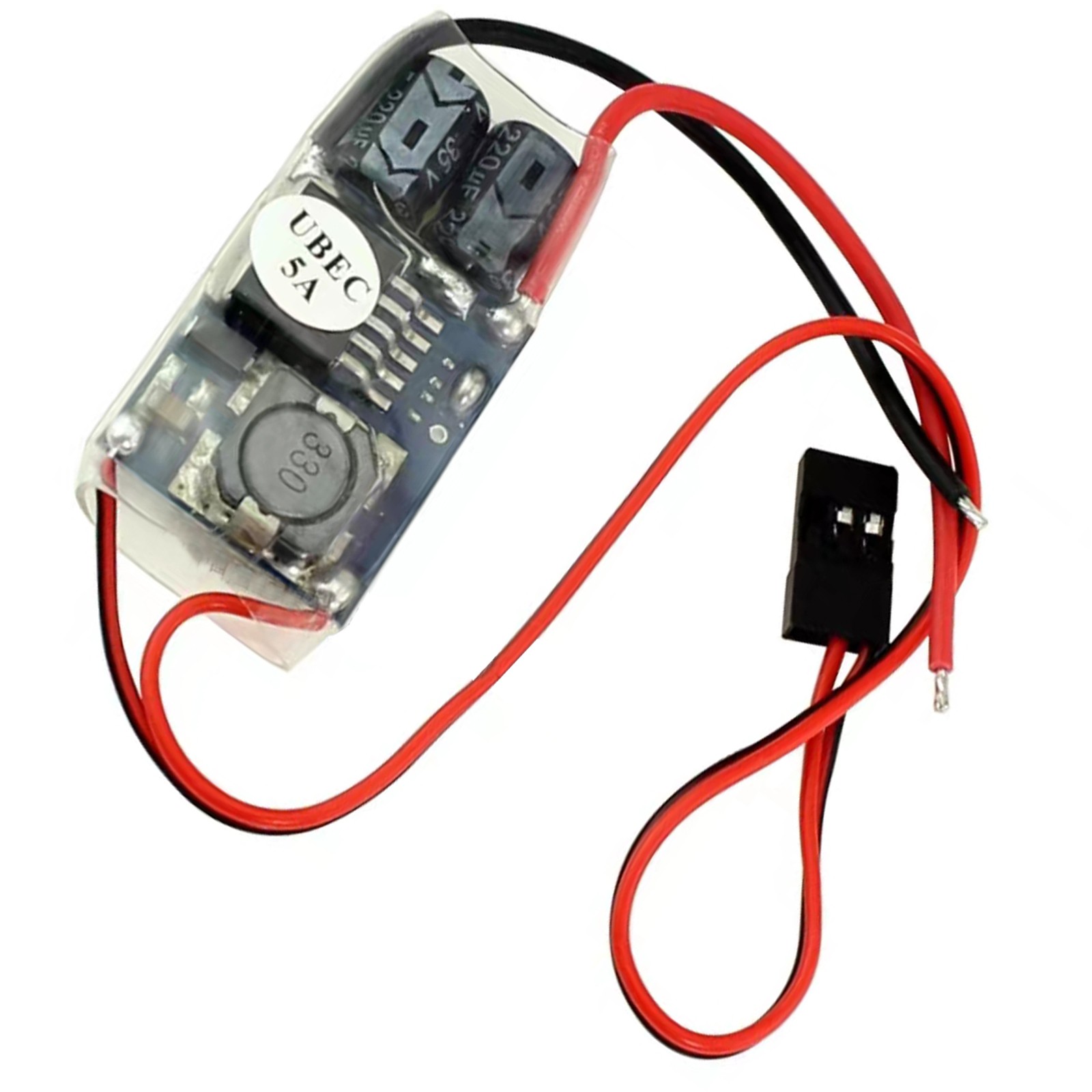 5V 5A UBEC Mini External BEC 2-12S Lipo DC-DC Converter Step Down Module d