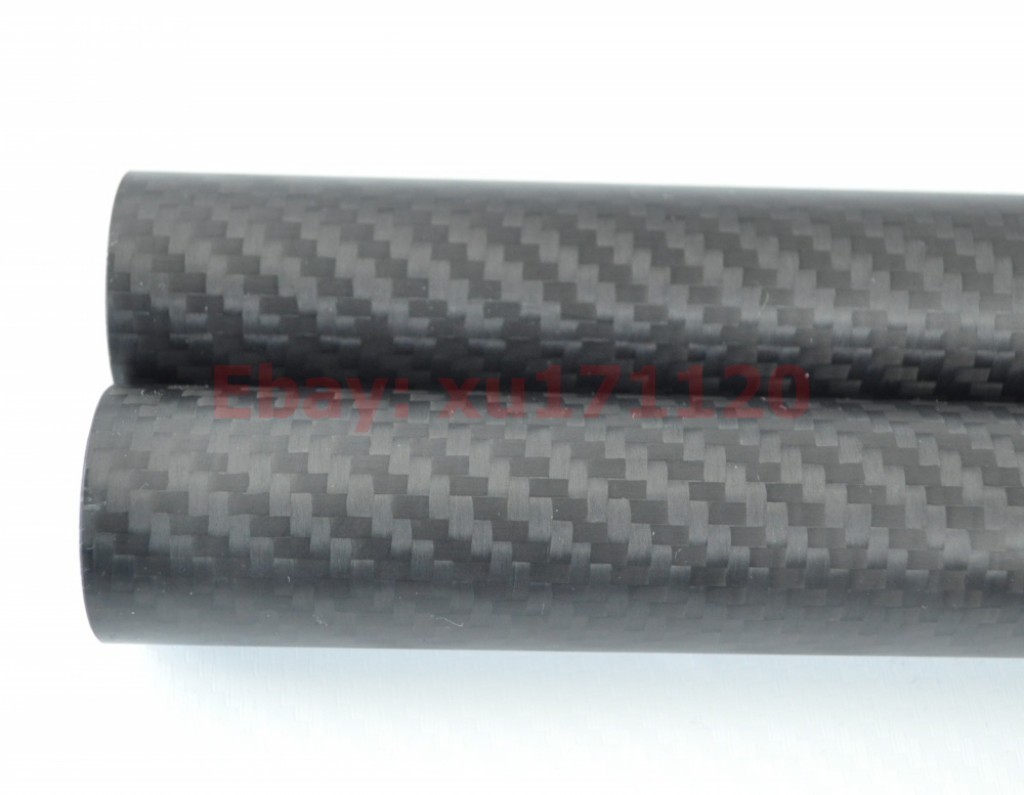 2pc Carbon Fiber Tube 16/14mm, 8/6mm 10/8mm, 12/10mm | Twill Matte | USA Stock
