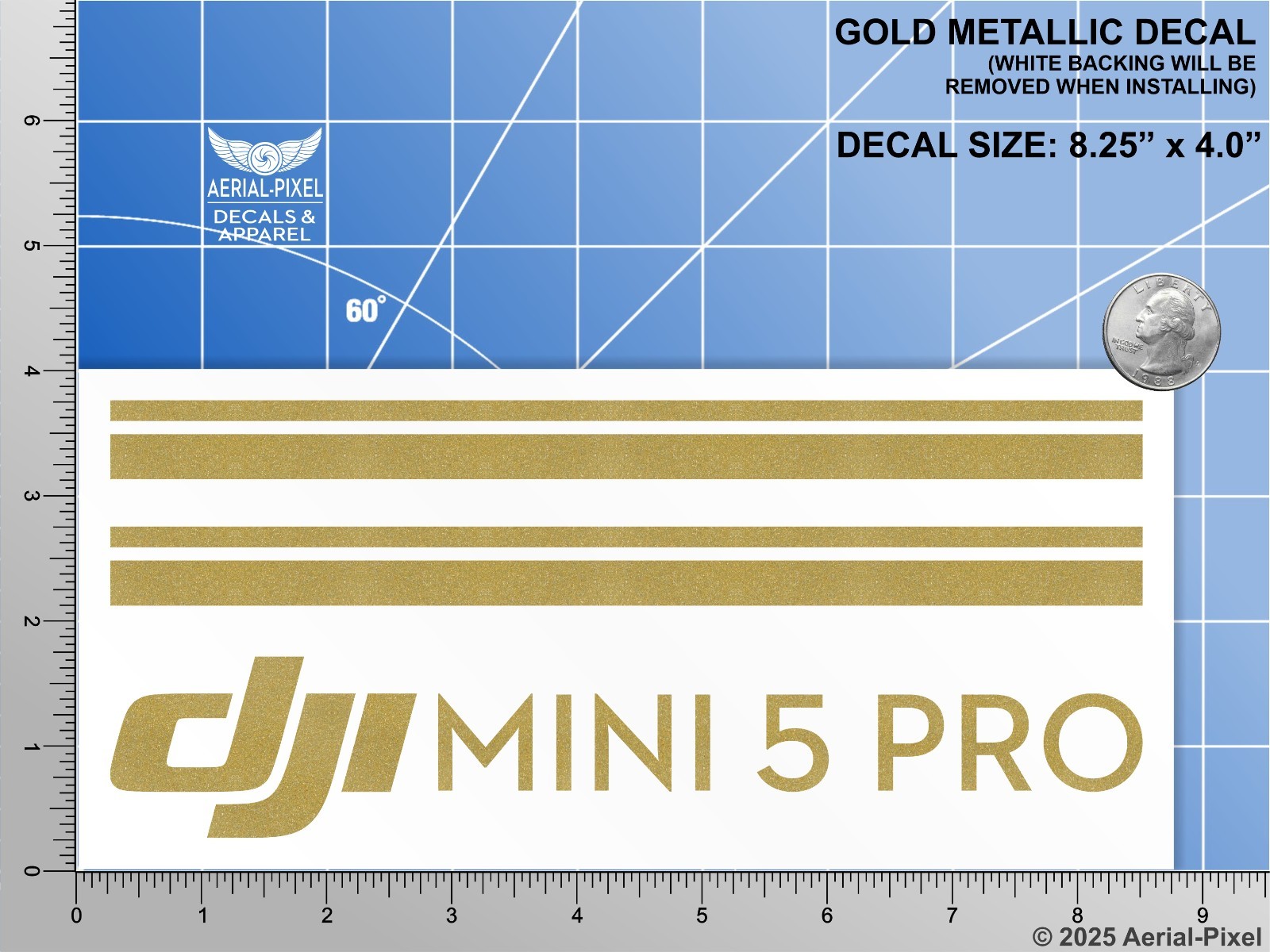 DJI Mini 5 Pro Drone Case Decal for Nanuk Pelican GoProfessional GPC & More