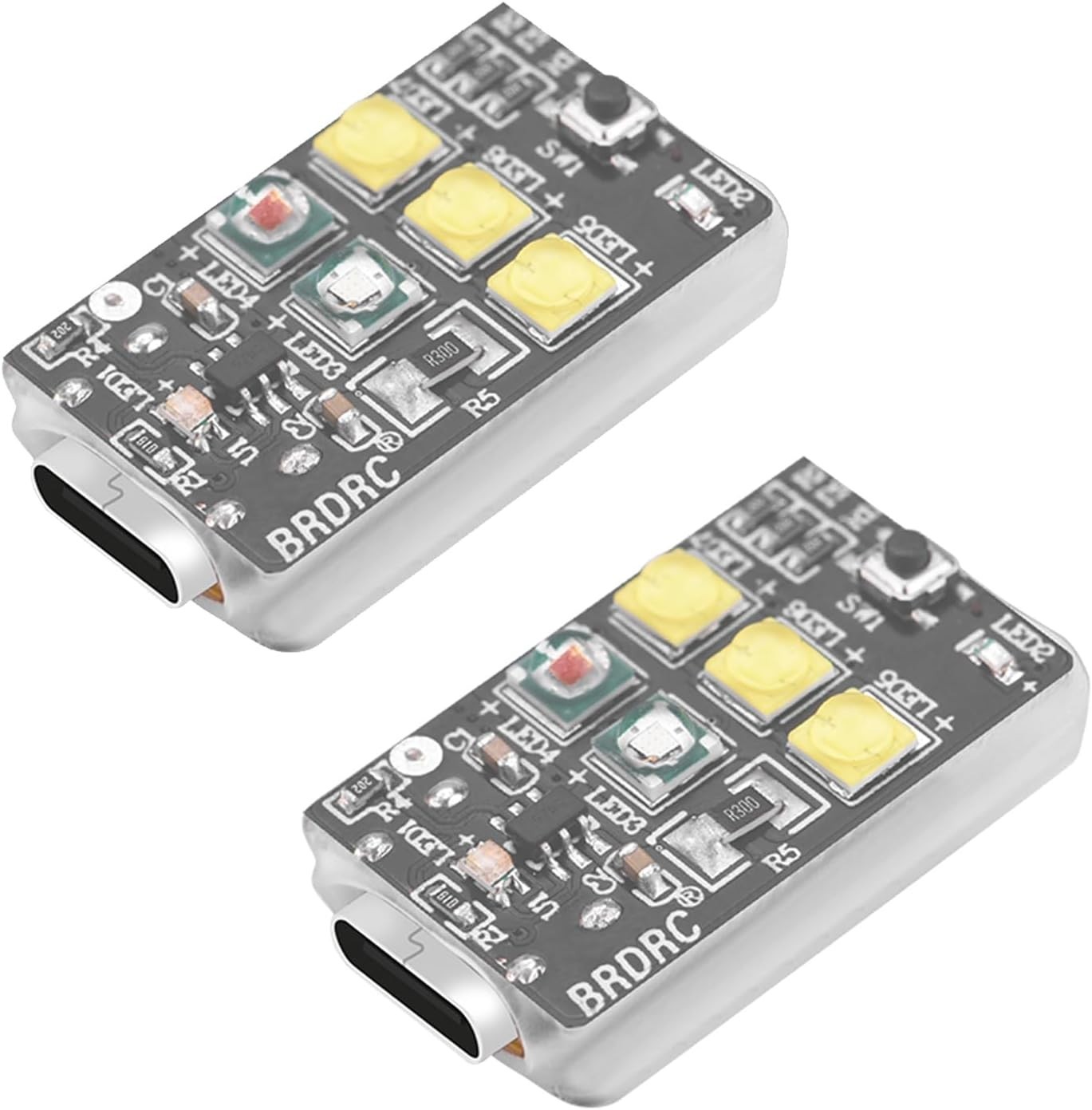 Ultra-Bright 2PCS Drone Strobe Light with Anti-Collision LED – Night Visibility
