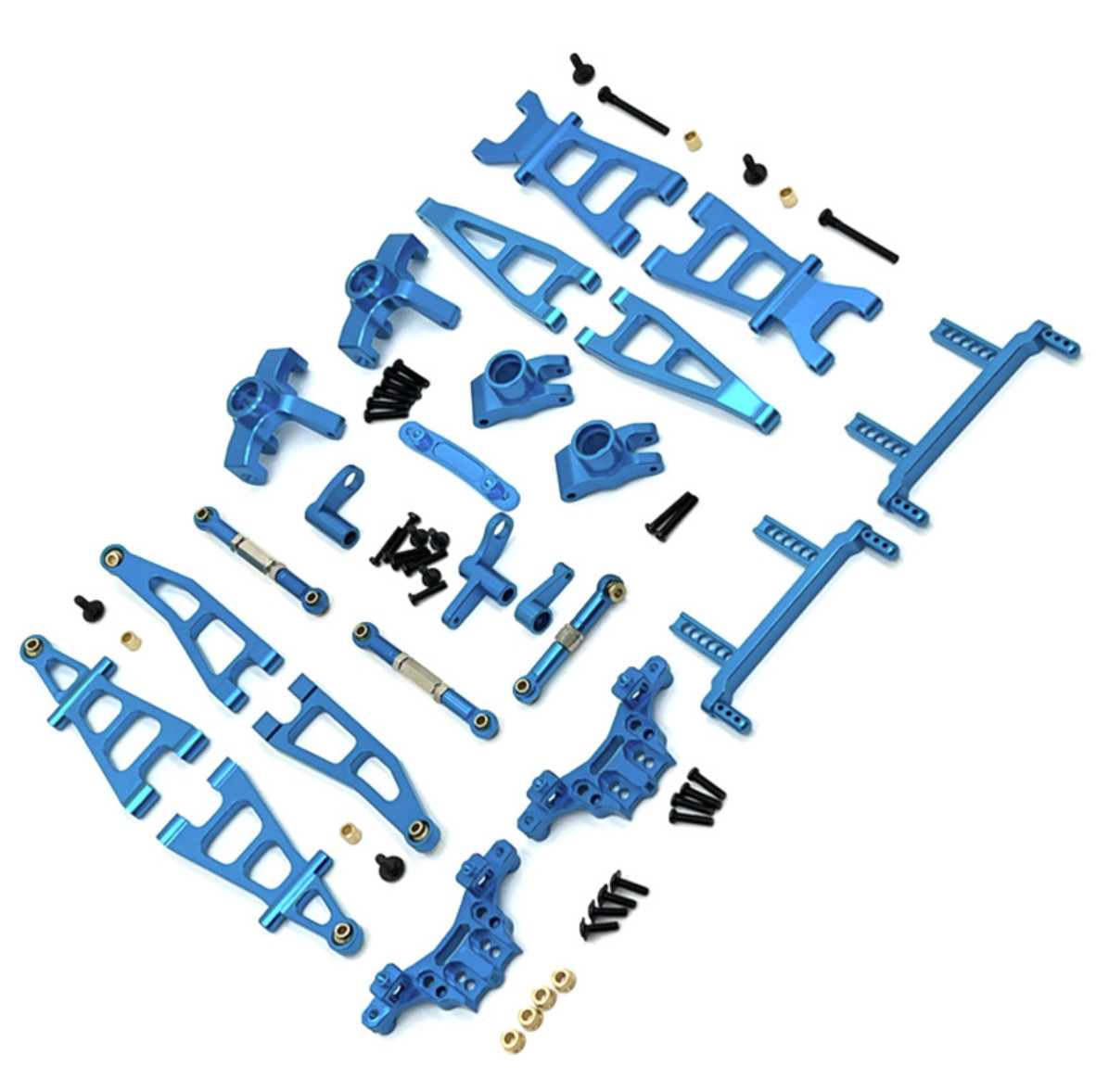 Aluminum alloy CNC Metal Upgrade Parts DIY For KYAMRC 1/16 G161 G162 G169 rc car