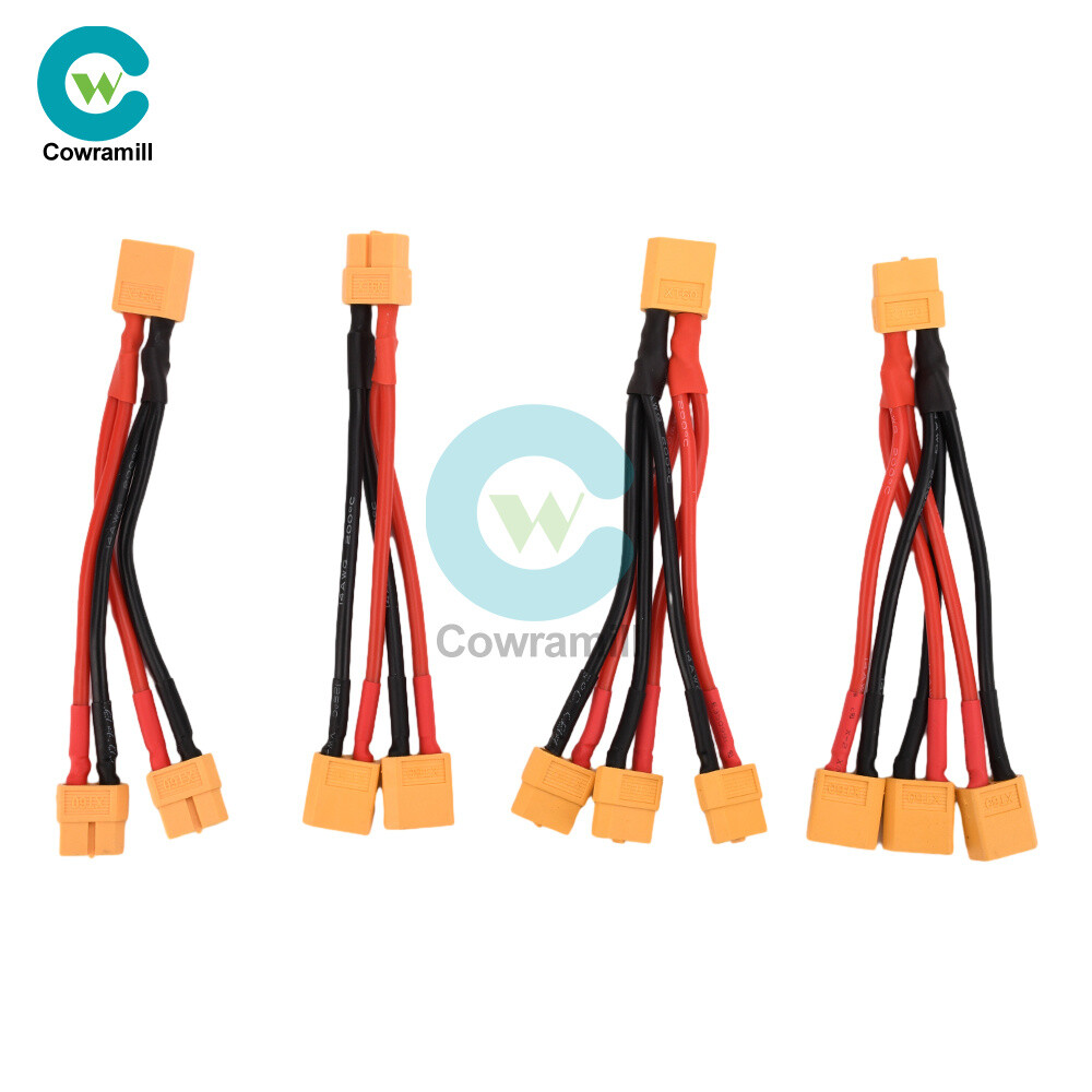 14AWG XT60 Male/Female Wire Parallel Battery Connector Extension Cable for RC