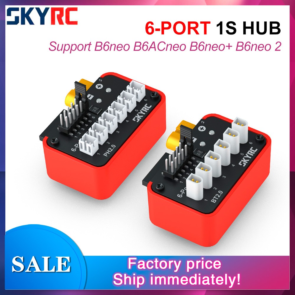 SKYRC Battery Charging Hub OSH 6-Port 1S Battery Charging Hub For B6neo B6neo+