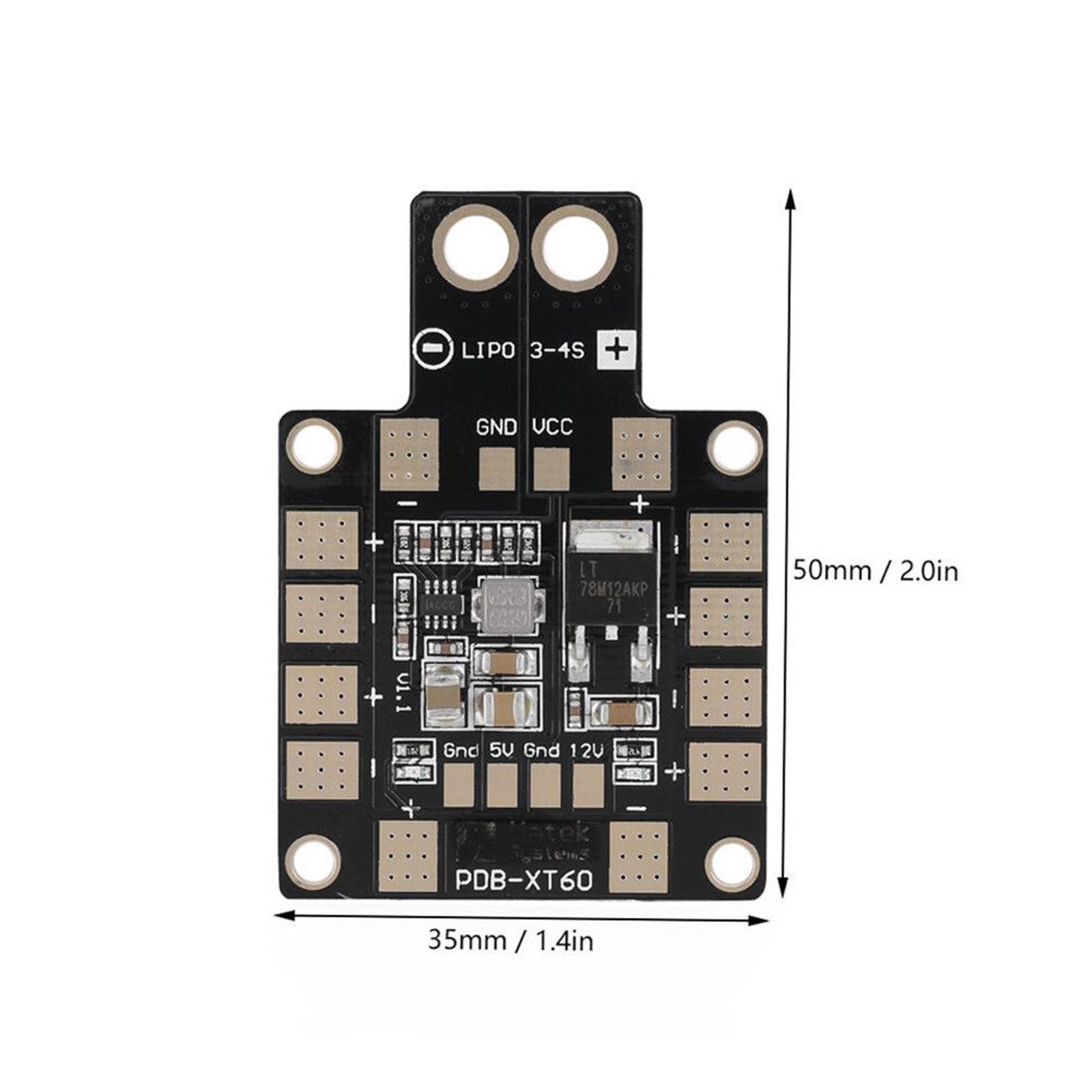 RC Drone Dual BEC PDB XT60 Board Mudule Power Distribution Board Power For FPV D