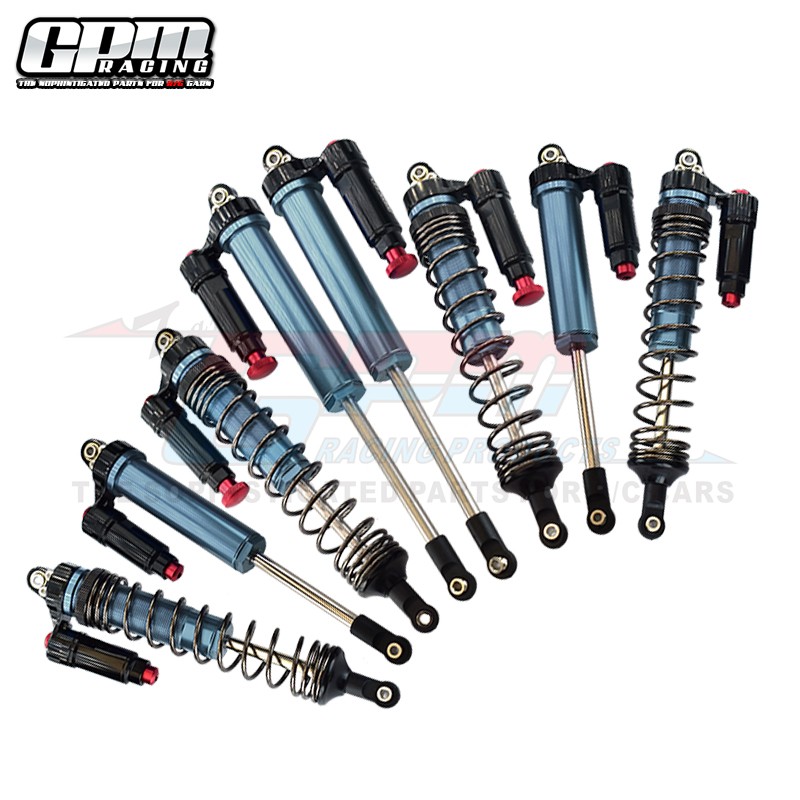 GPM Alu. Front + Rear Shock Damper for TRAXXAS 1/7 UNLIMITED Desert Racer UDR