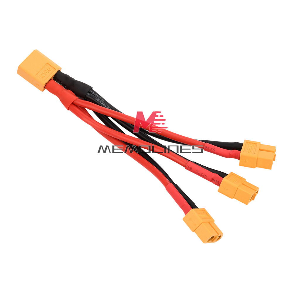 XT60 Connector Extension Lead Wire Male-Female 10cm 14AWG Silicone Wire for RC