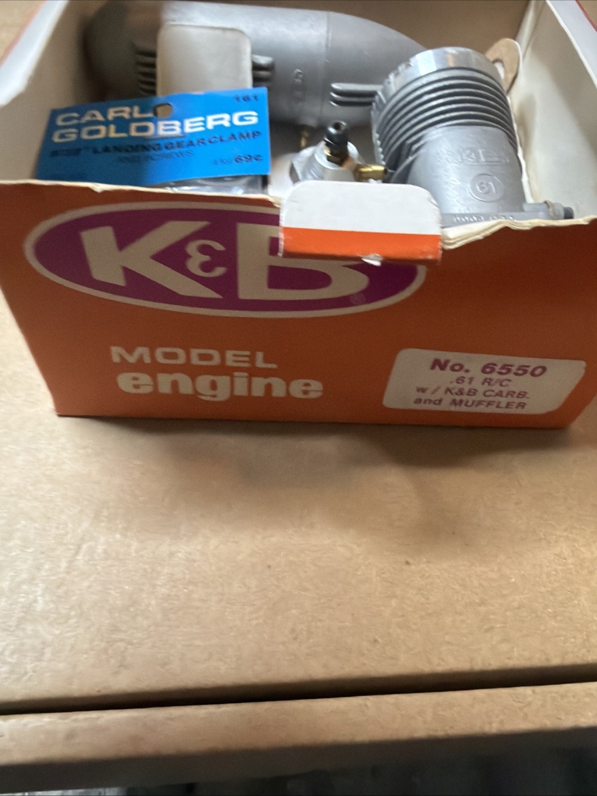 K&B Engine – K&B .61 RC MOTOR – NJ23 No 6550 – New