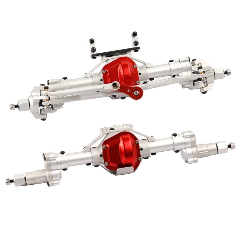 RC Car Front Rear Metal Portal Axle CNC Aluminum for 1/10 Crawler Axial SCX10