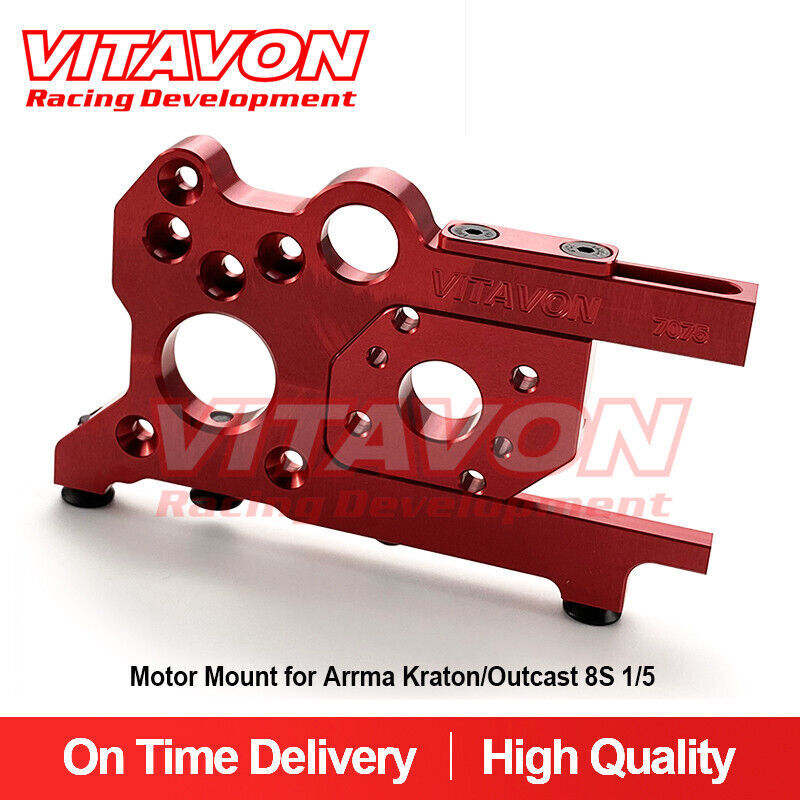 Vitavon CNC Alu #7075 Motor Mount for Arrma Kraton/Outcast 8S 1/5