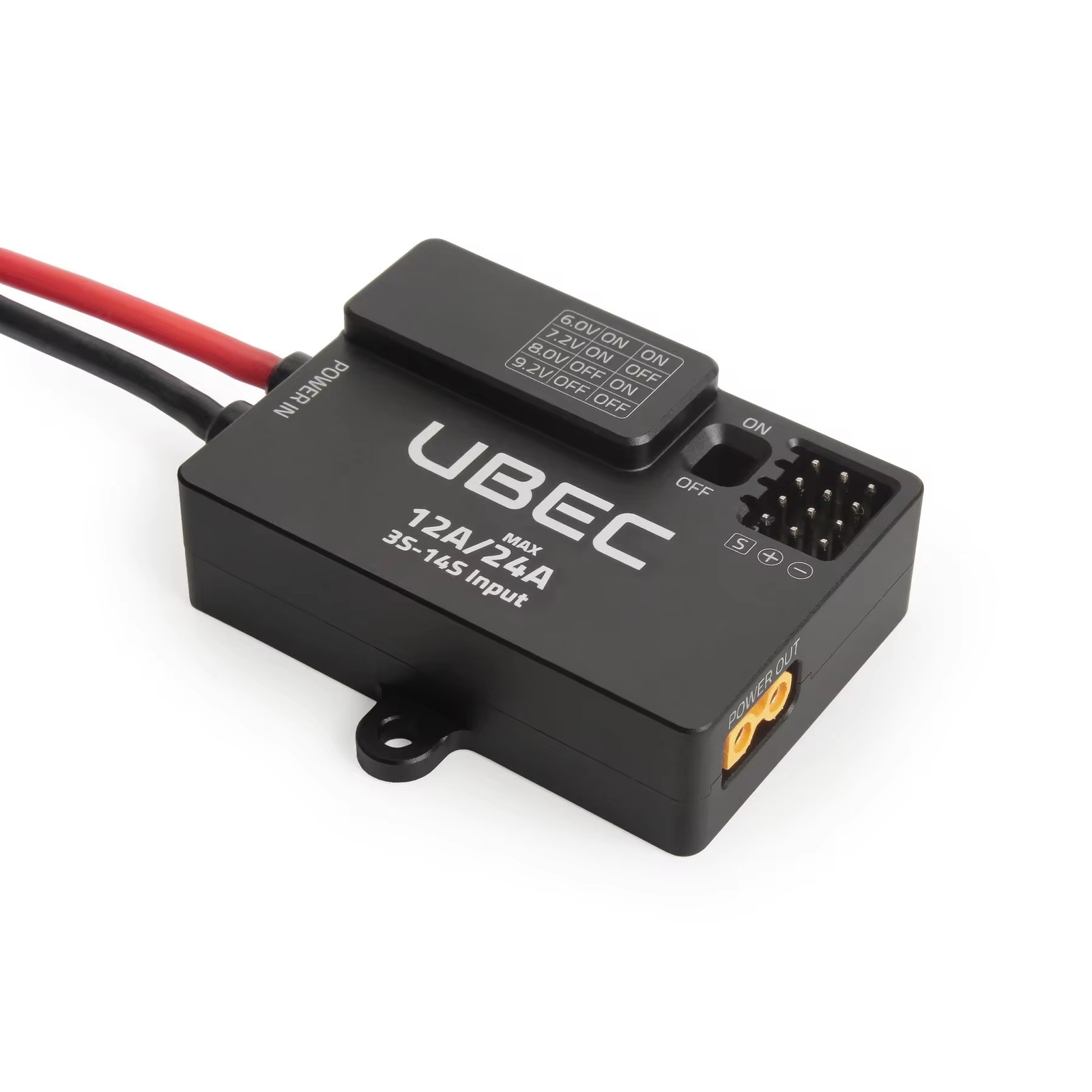 HolyBro UBEC 12A XT30 DC-DC Regulator Chip 4 Channel Parallel Header Pin Outputs