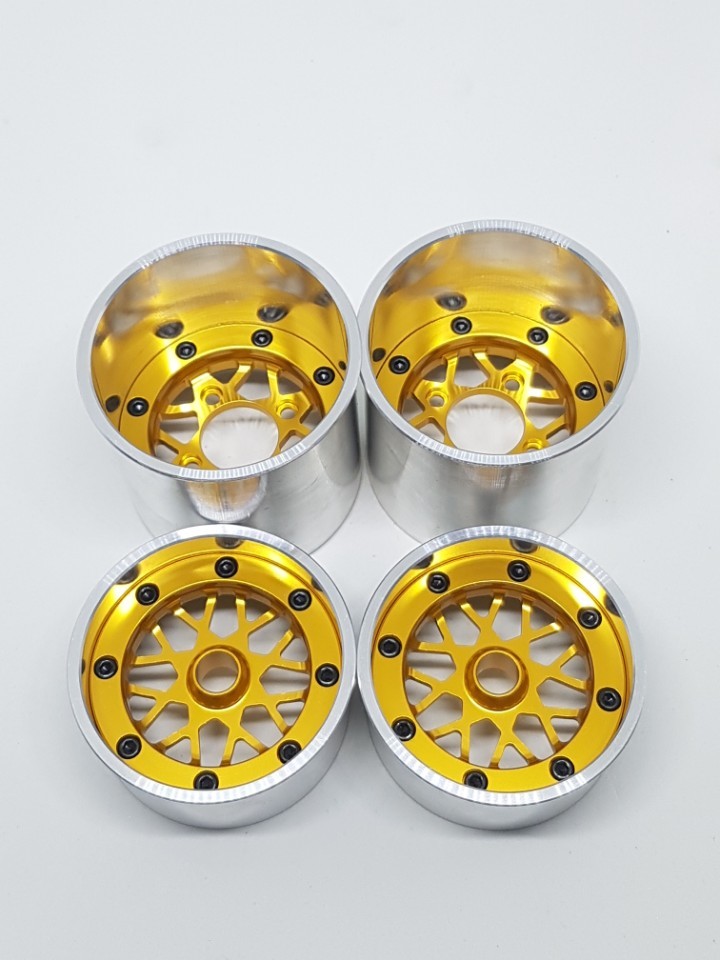 Team Associated RC10L PAN CAR Alloy Wheels set Tecnacraft repro