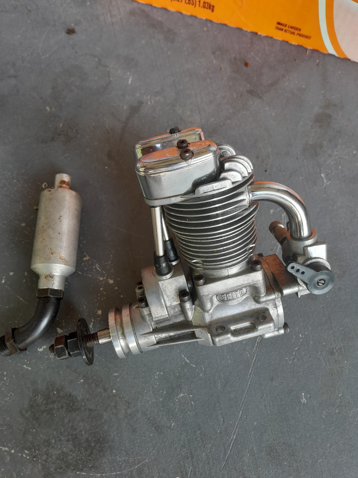 SAITO Engine SAITO FA 91 RC Motor FA-91 4C VERY CLEAN NICE MOTOR