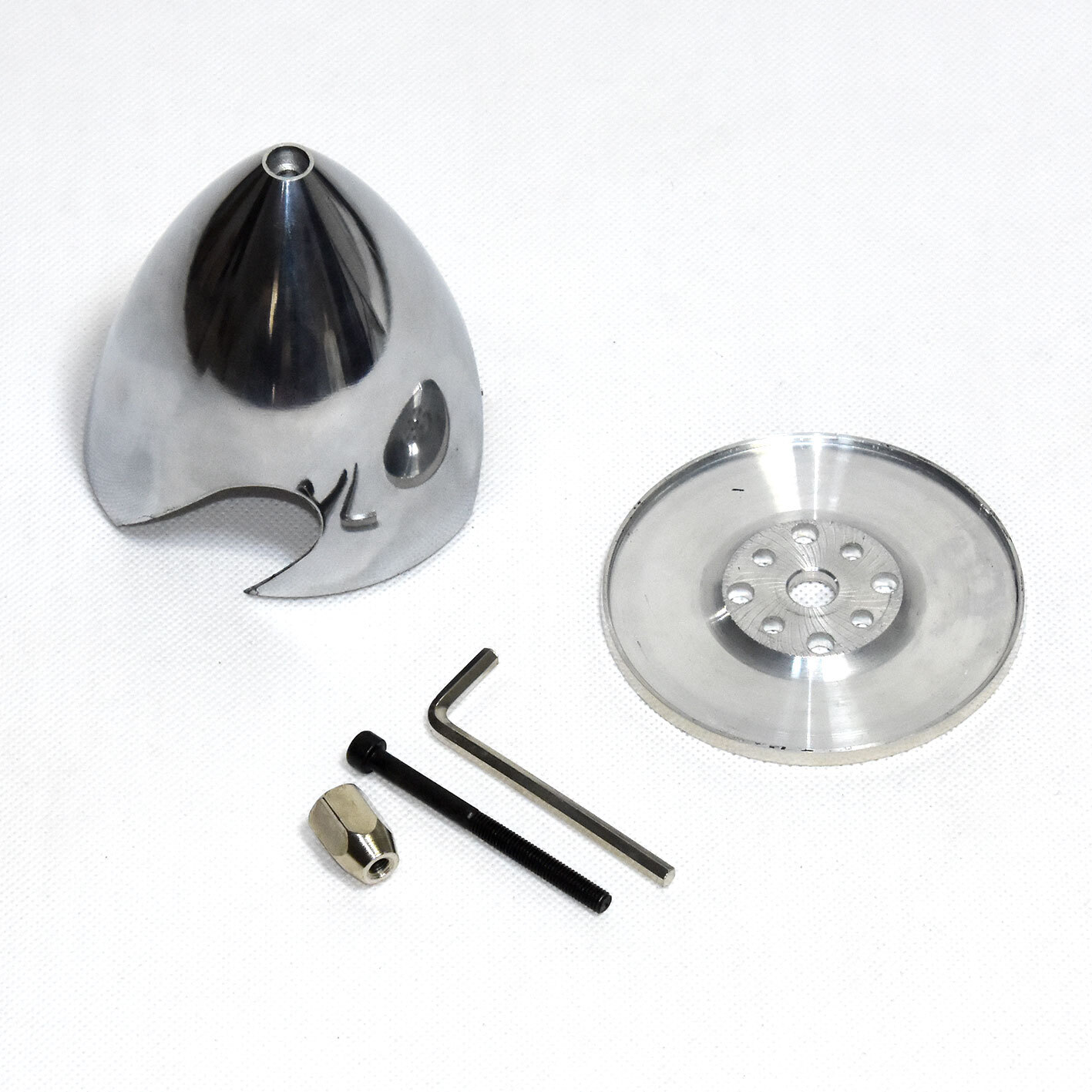 3 Bladed 4in 102mm Aluminum Spinner for 10mm Shaft Gas Engine RC Plane Warbird