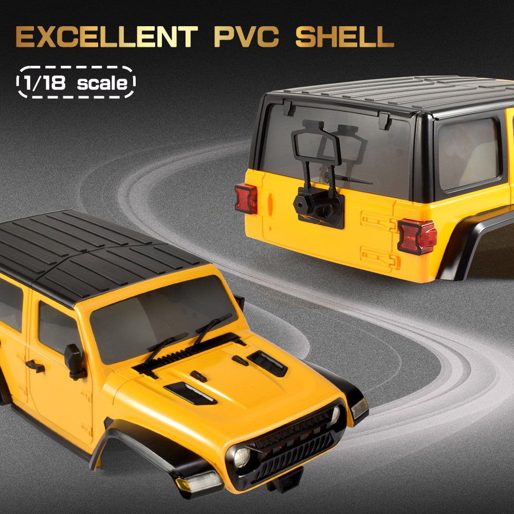 AUSTAR RC Car Shell 1:18 Car Casing Pickup Body Shell For 1/18 RC Crawler Car