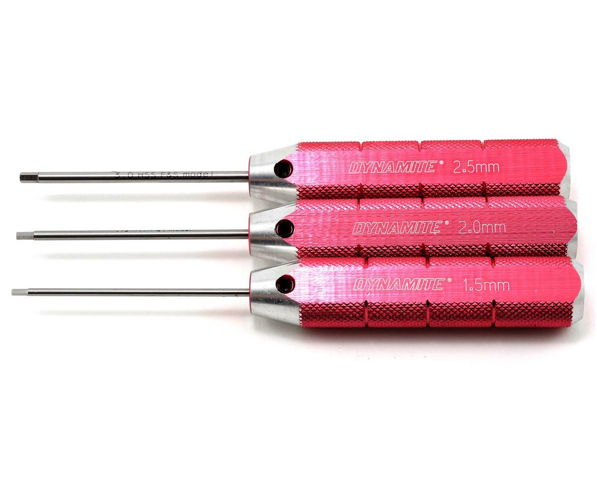 Dynamite Machined Hex Driver Metric Set (Red) [DYN2904]